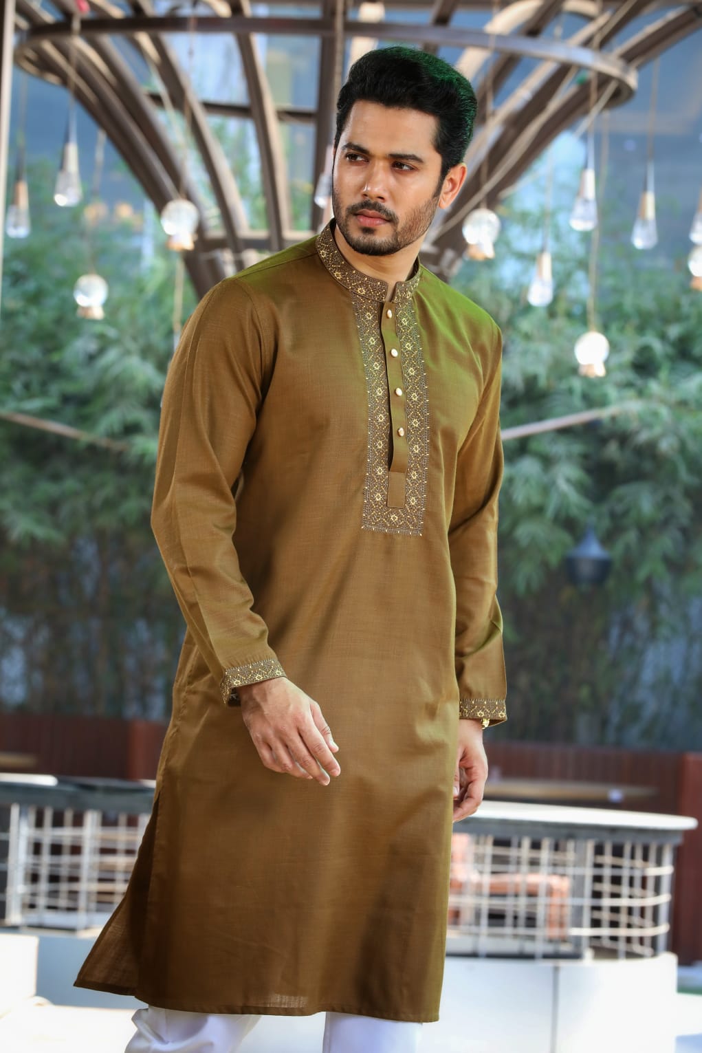 Italian Luxury Panjabi Set - Premium Quality Designer Outfit % Italian Luxury Panjabi Set - Premium Quality Designer Outfit