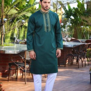 Italian Luxury Panjabi with Elegant Box Packaging