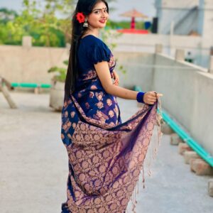 Jamdani Cotton Saree - Elegant Handwoven Traditional Attire for Women