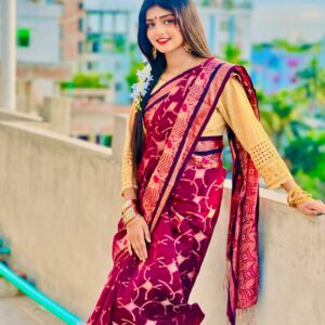 Jamdani Tat Fabric – Exquisite Handwoven Cotton for Stylish Elegance