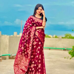 Jamdani Tat Fabric - Premium Handwoven Traditional Indian Textile
