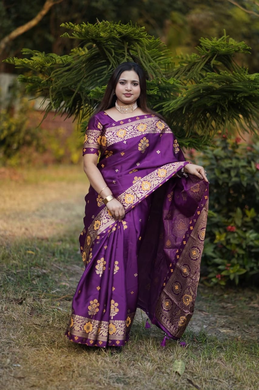 Japanese Silk Saree with Blouse Piece – Elegant Traditional Attire % Japanese Silk Saree with Blouse Piece – Elegant Traditional Attire