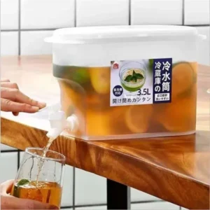 Juice and Drink Dispenser - 3.5L Stylish Beverage Server for Parties
