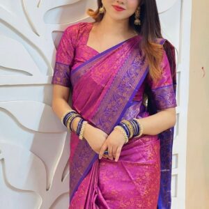 Kanjivaram Katan Silk Saree - Elegant Traditional Indian Attire