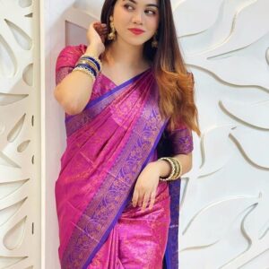 Kanjivaram Katan Silk Saree - Luxurious Traditional Indian Attire