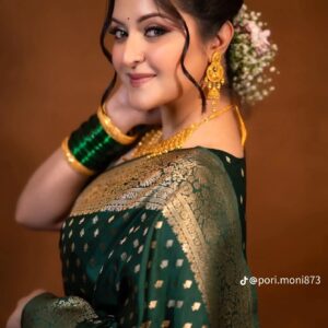 Katan Silk Jori Saree with Blouse - Elegant Traditional Attire