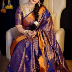 Katan Silk Kanjivaram Saree - Exquisite Traditional Indian Elegance
