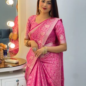 Katan Silk Kanjivaram Saree - Traditional Elegance for Every Occasion