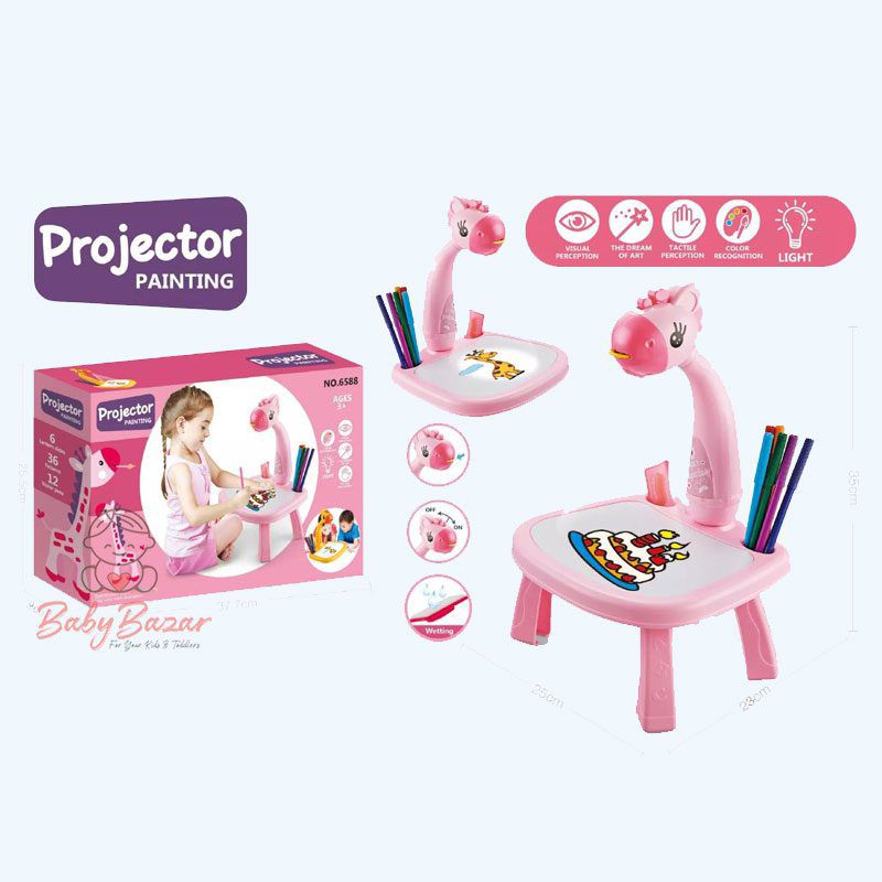 Kids Drawing Projector Table - Creative Tracing Toy with Light for Little Artists % Kids Drawing Projector Table - Creative Tracing Toy with Light for Little Artists