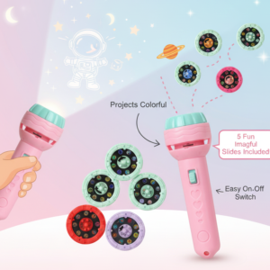 Kids Mini Projector Flashlight - Fun and Functional Portable Light