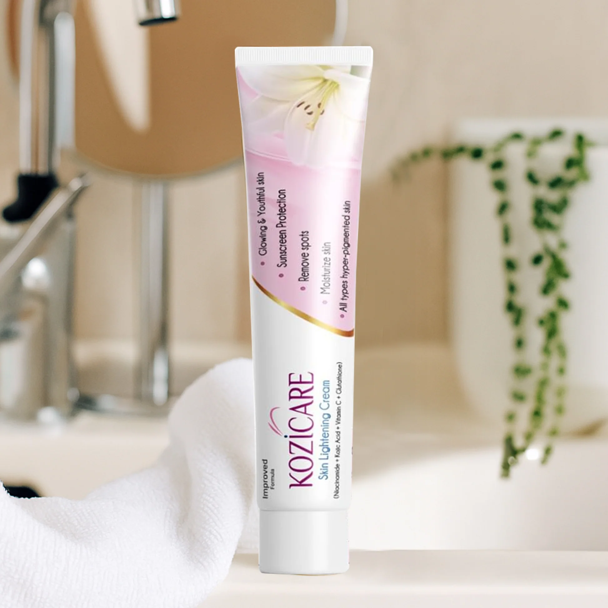 Kojic Acid Skin Lightening Cream with Niacinamide and Vitamin C - 15g % Kojic Acid Skin Lightening Cream with Niacinamide and Vitamin C - 15g