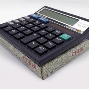Large Black Display Calculator - Stylish & User-Friendly Design for Easy Calculations