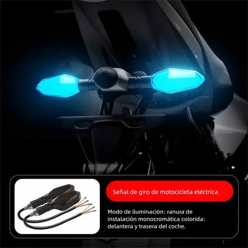 LED Motorcycle Handlebar Turn Signal Lights – Set of 2 Premium Lamps % LED Motorcycle Handlebar Turn Signal Lights – Set of 2 Premium Lamps