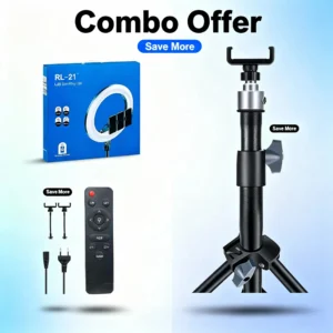 LED Ring Light with Adjustable Stand - Soft Lighting Studio Kit