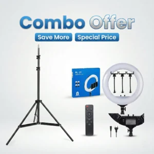 LED Soft Ring Light with Adjustable Studio Stand - Professional Lighting Kit