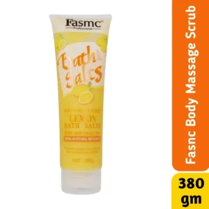 Lemon Infused Bath Salts Body Scrub - Nourishing 380g Massage Treatment