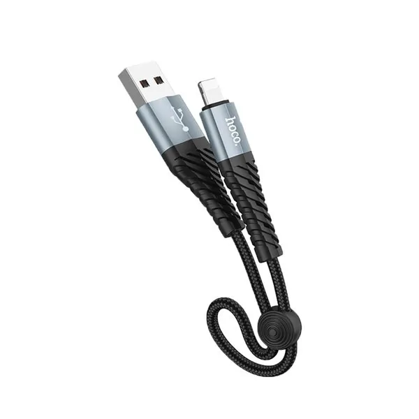 Lightning Charging Cable for iPhone - Hoco X38, 25cm Length % Lightning Charging Cable for iPhone - Hoco X38, 25cm Length