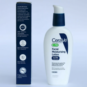 Lightweight CeraVe PM Facial Moisturizer - Hydrating Lotion 89ml