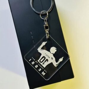 Lionel Messi Acrylic Keyring - Premium Sports Memorabilia Accessory