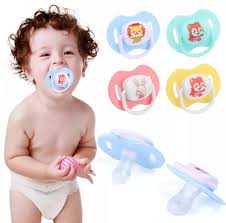 Liquid Silicone Cartoon Face Pacifier for Babies - 1 Piece