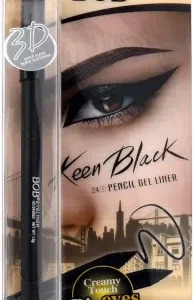 Long-Lasting Black Gel Eyeliner - 24-Hour Waterproof Kajal by BoB Keen