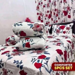 Luxurious 5-Piece Comforter Set for Ultimate Cozy Bedding Experience