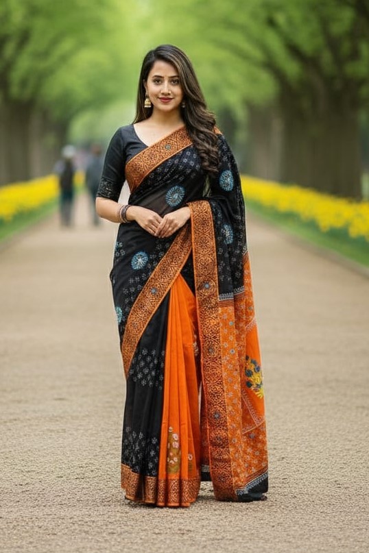 Luxurious Dhupiyan Silk Saree - Elegant and Comfortable Traditional Wear % Luxurious Dhupiyan Silk Saree - Elegant and Comfortable Traditional Wear