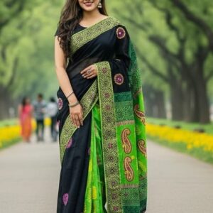 Luxurious Dhupiyan Silk Saree - Elegant Traditional Indian Attire