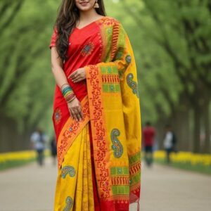 Luxurious Dhupiyan Silk Saree - Elegant Traditional Wear for Any Occasion