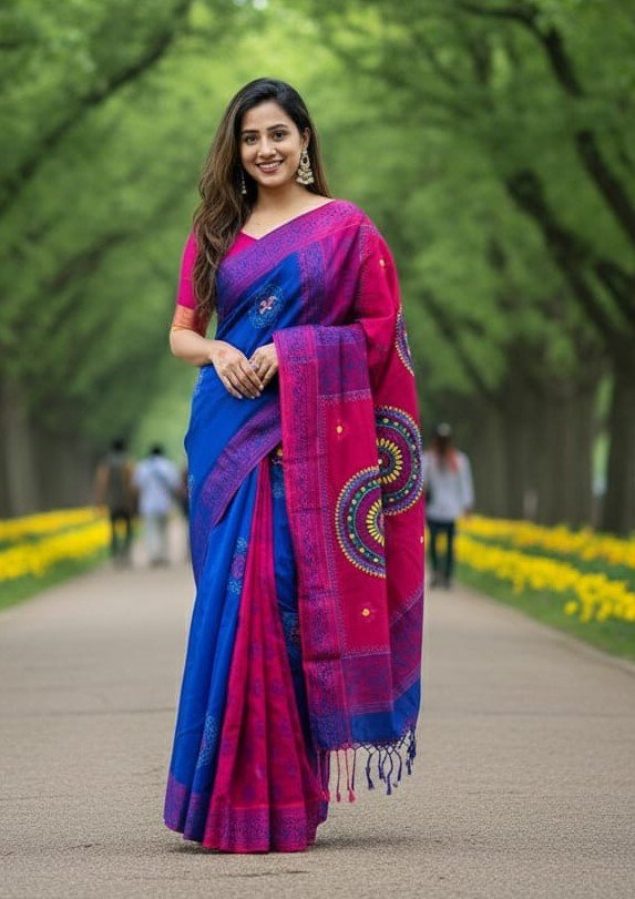 Luxurious Dhupiyan Silk Saree - Elegant Traditional Wear for Special Occasions % Luxurious Dhupiyan Silk Saree - Elegant Traditional Wear for Special Occasions