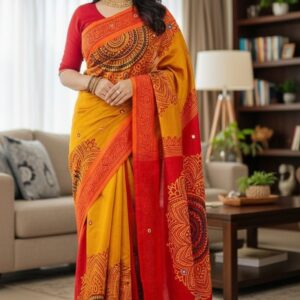 Luxurious Dhupiyan Silk Saree for Elegant Occasions - Findshob Collection