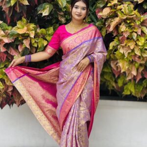 Luxurious Kanjivaram Katan Silk Saree - Elegant Traditional Wear