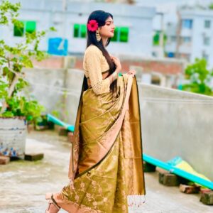 Luxurious Katan Silk Saree – Elegant and Soft Traditional Attire