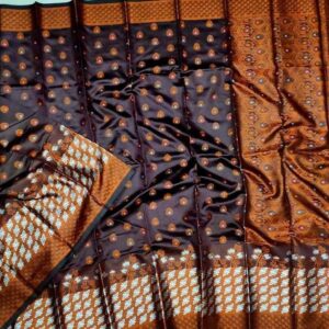 Luxurious Katan Silk Saree - Elegant Soft Fabric for Timeless Style