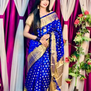 Luxurious Katan Silk Saree - Soft, Elegant, and Timeless Design