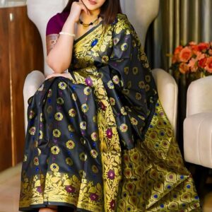 Luxurious Katan Silk Saree - Soft, Elegant Draping for Special Occasions