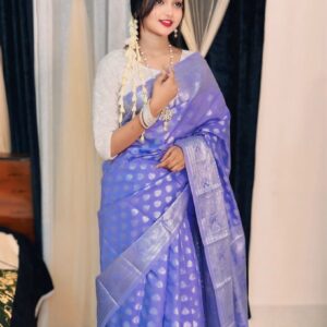 Luxurious Soft Silk Katan Saree - Elegant Traditional Wear for Any Occasion