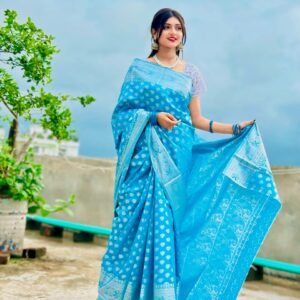 Luxurious Soft Silk Katan Saree for Elegant Occasions