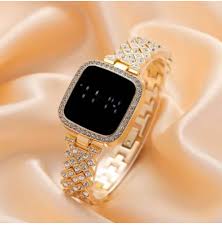 Luxury Full Diamond Touchscreen Women's Watch - Elegant Style & Design % Luxury Full Diamond Touchscreen Women's Watch - Elegant Style & Design
