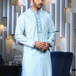 Luxury Pakistani Panjabi Shirt with Elegant Box Packaging