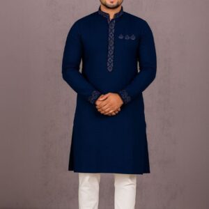 Luxury Premium Panjabi for Men - Elegant Traditional Wear in High-Quality Fabric