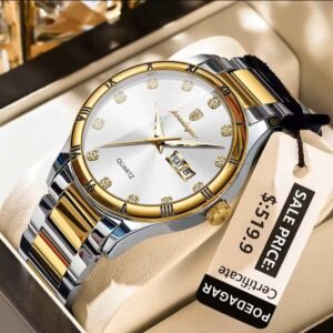Luxury Quartz Men's Wrist Watch - Stylish & Elegant Timepiece by Poedagar