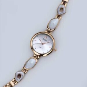 Luxury Water-Resistant Ladies Watch - Gedi 72001 Elegant Timepiece