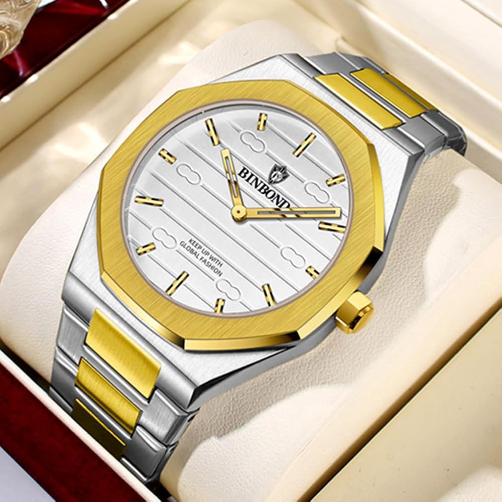 Luxury Waterproof Men's Watch by BINBOND - Timeless Style & Durability % Luxury Waterproof Men's Watch by BINBOND - Timeless Style & Durability