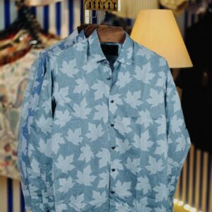 Magnet Cotton Full‑Sleeve Shirt — Pure Black (Made in China)