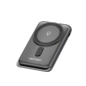 Magnetic Wireless Power Bank 20W 10000mAh - Sleek Black Design
