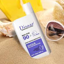 Max SPF 90+ Sunscreen Lotion by Disaar - 50g Long-Lasting Protection % Max SPF 90+ Sunscreen Lotion by Disaar - 50g Long-Lasting Protection