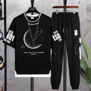 Men's Casual Half Sleeve Shirt and Trouser Ensemble for Stylish Comfort