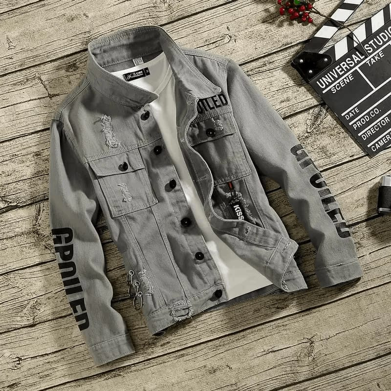 Men's Classic Denim Jacket - Timeless Style and Durability % Men's Classic Denim Jacket - Timeless Style and Durability