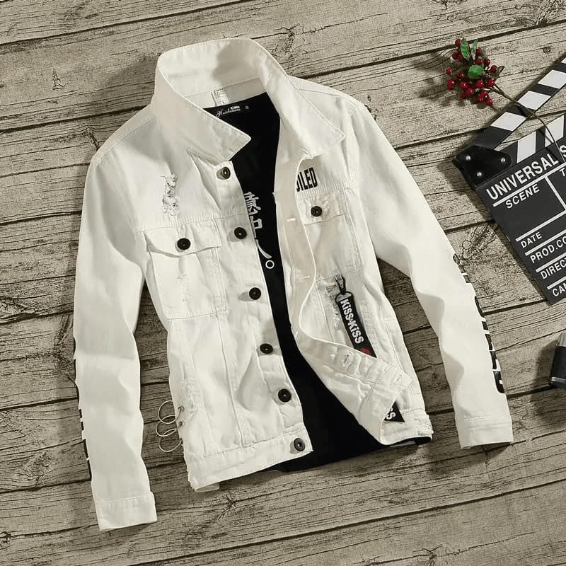 Men's Classic Denim Jacket - Timeless Style and Durability % Men's Classic Denim Jacket - Timeless Style and Durability